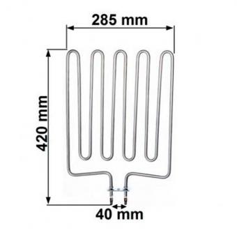 Heating element suitable for Sca 266 Sawo sauna heater 