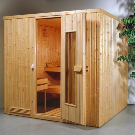 Classic sauna med 3 elementer - 2,01 x 1,74 x 1,98 m 
