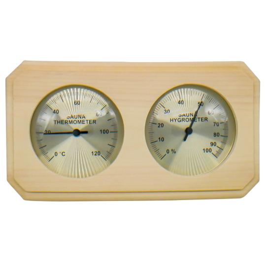Hygrometer til sauna med nåletræer 